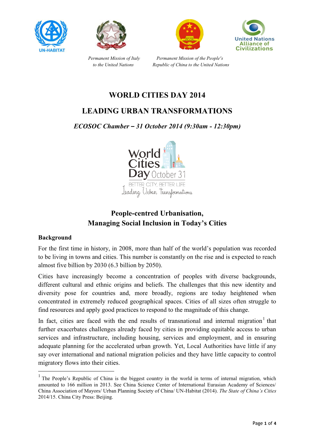 People-Centered Urbanization Program Oct22