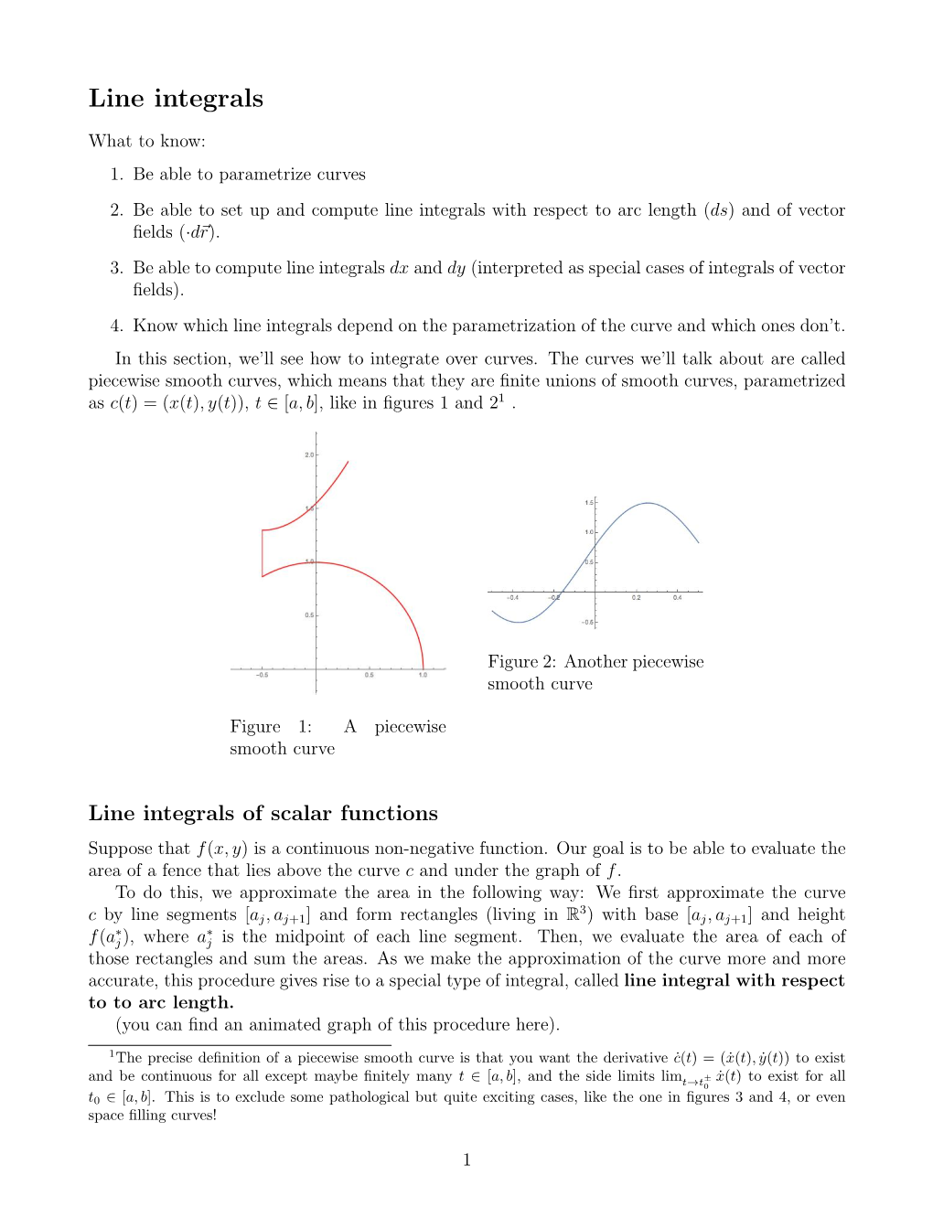 Line Integrals