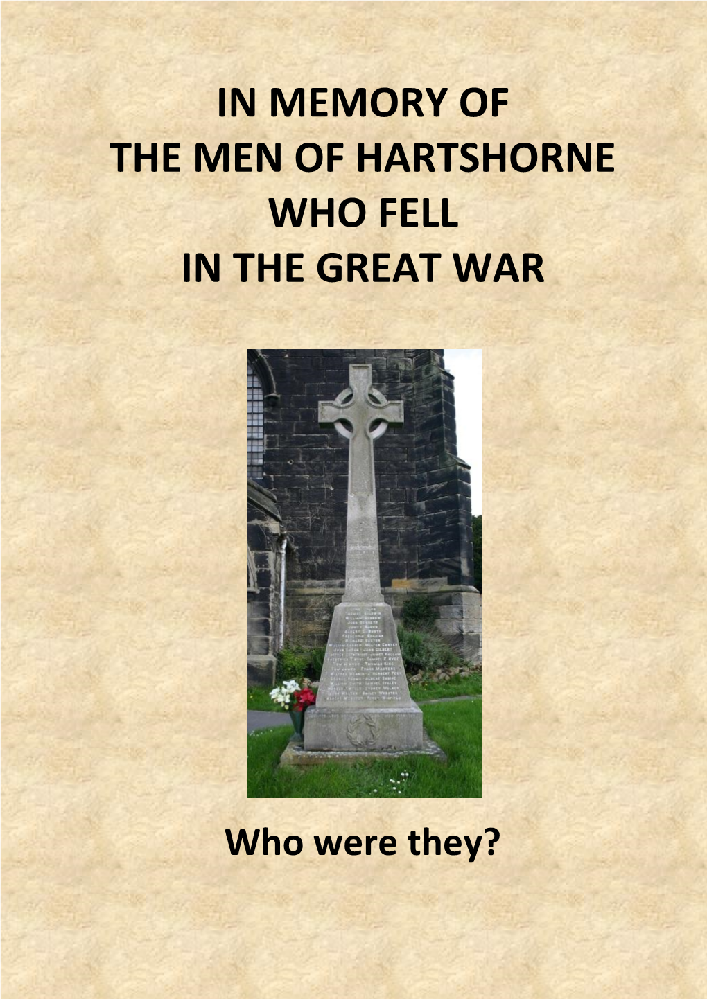 In Memory of the Men of Hartshorne Who Fell in the Great War