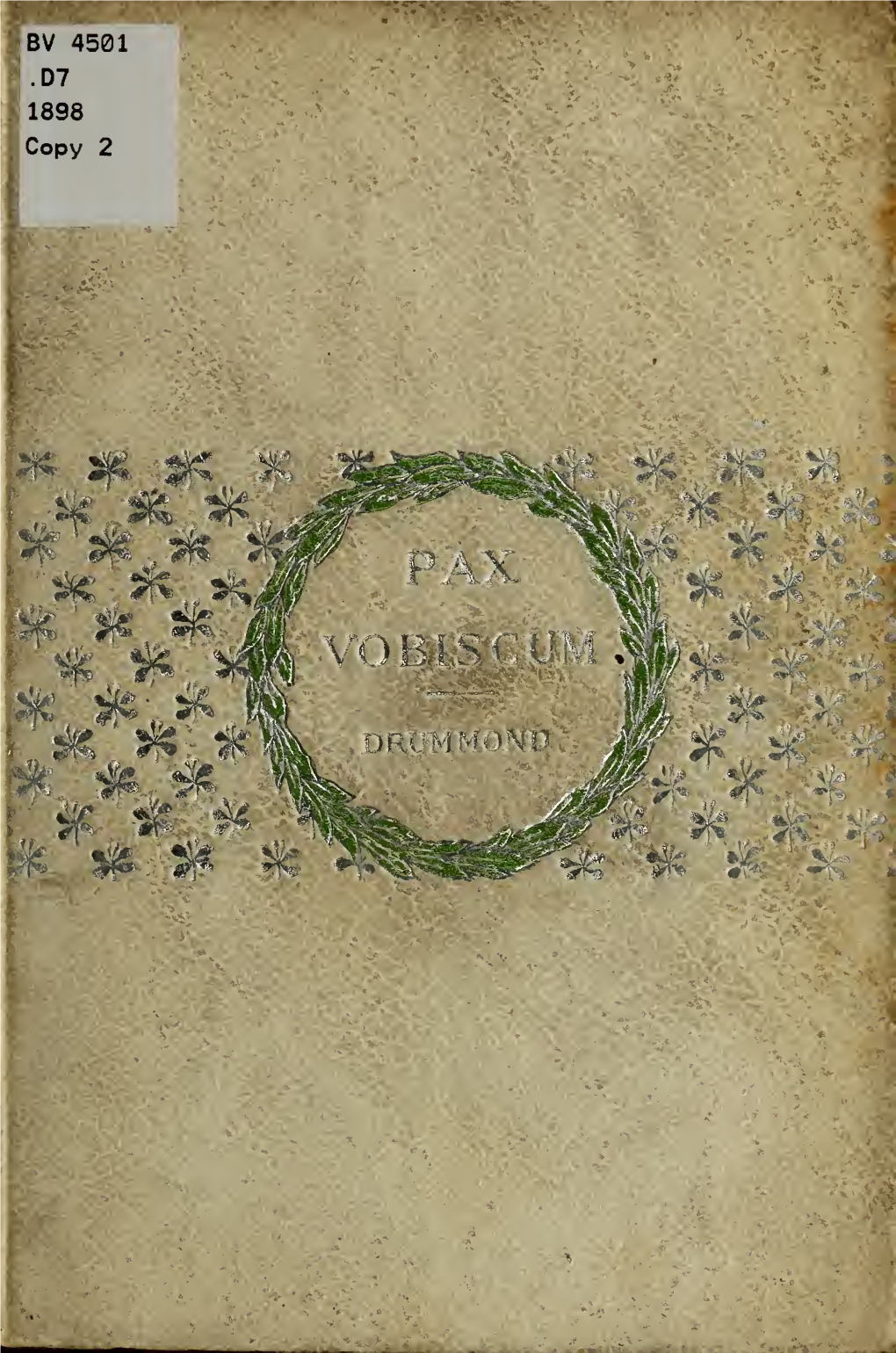 PAX VOBISCUM, by Henry Drummond