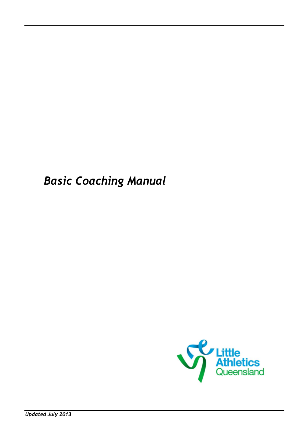 Basic Coaching Manual