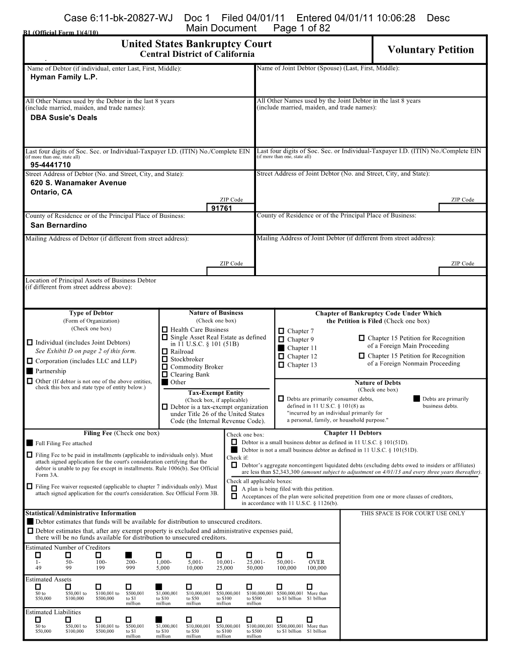 Bankruptcy Forms