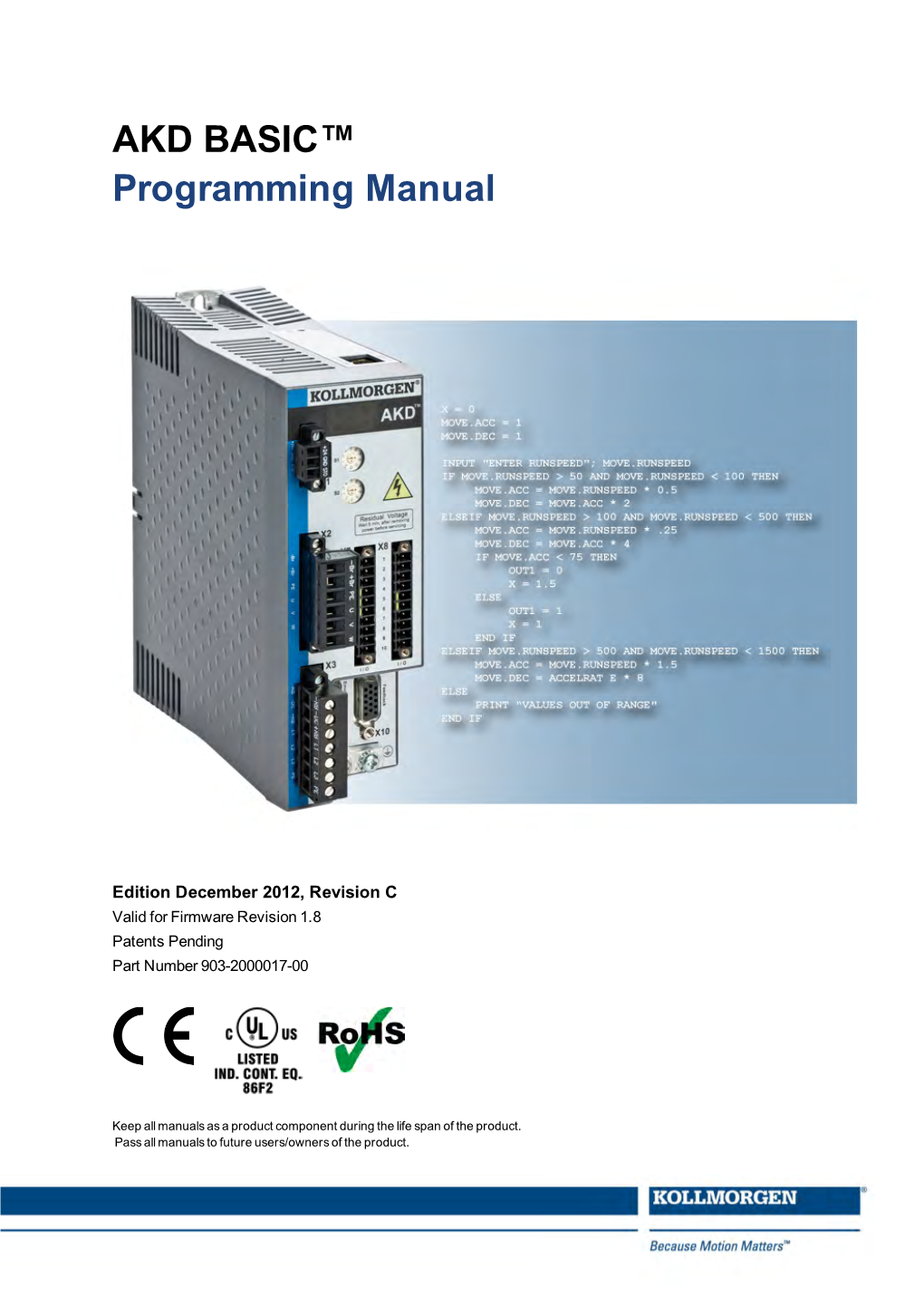 AKD BASIC Programming Manual |