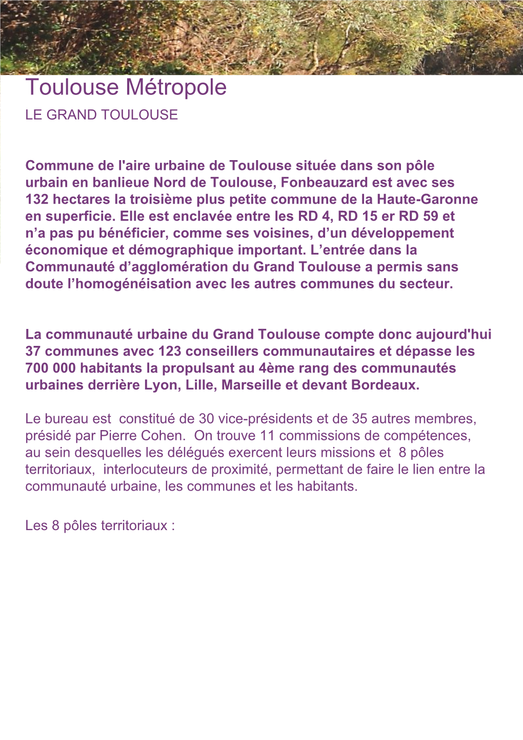 Toulouse Métropole LE GRAND TOULOUSE