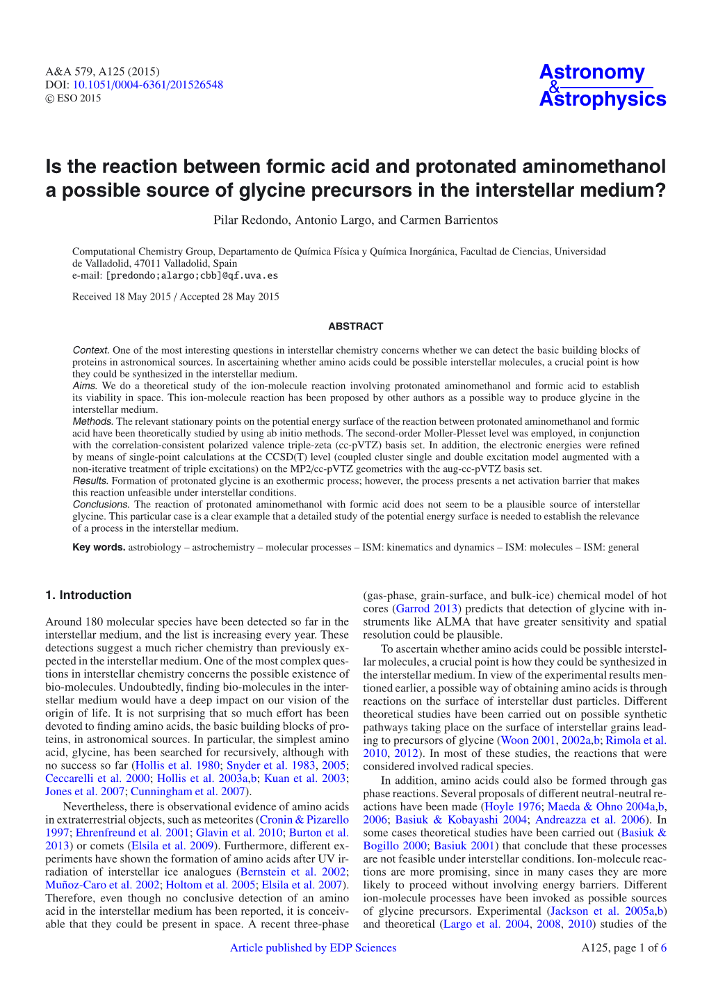 Is the Reaction Between Formic Acid and Protonated Aminomethanol a Possible Source of Glycine Precursors in the Interstellar Medium?