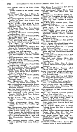 3704 Supplement to the London Gazette, 13Th June 1959