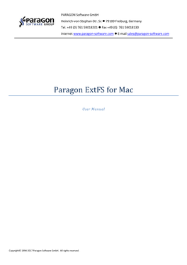 Paragon Extfs for Mac