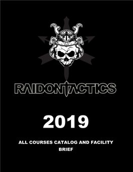 COURSES CATALOG and FACILITY BRIEF Aidon Tactics Inc