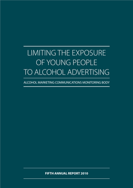 Limiting the Exposure of Young People to Alcohol Advertising