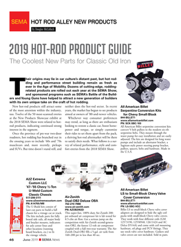 2019 Hot-Rod Product Guide the Coolest New Parts for Classic Old Iron