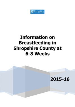 Information on Breastfeeding in 2015-16 6-8