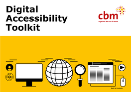 CBM Digital Accessibility Toolkit 2 Contents