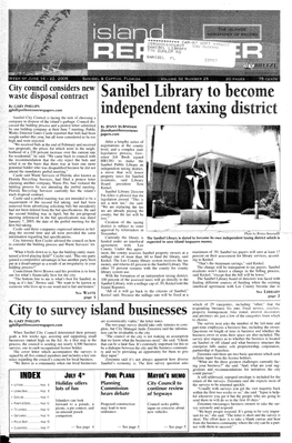 Sanibel Library to Become