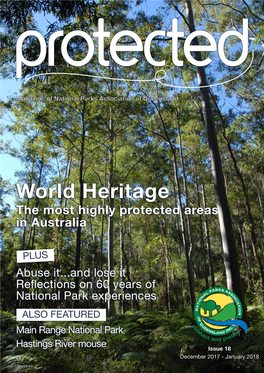 World Heritage the Most Highly Protected Areas in Australia