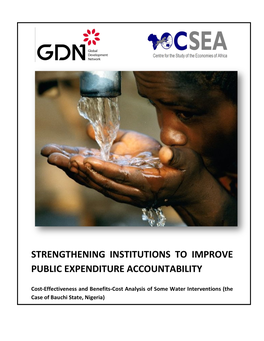 Strengthening Institutions to Improve Public Expenditure Accountability