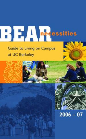 Bearnecessities Guide to Living on Campus at UC Berkeley
