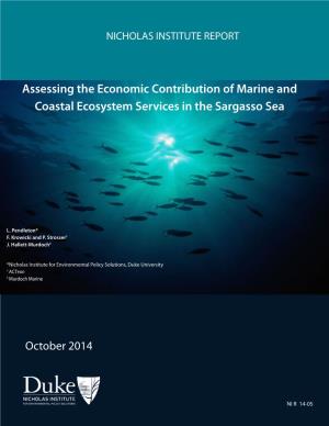 Assessing the Economic Contribution of Marine and Coastal Ecosystem Services in the Sargasso Sea