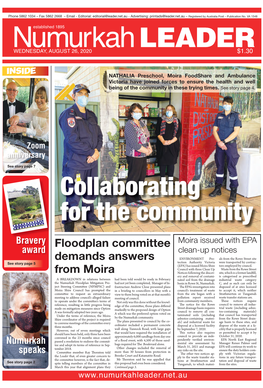 Floodplan Committee Demands Answers from Moira Continued from Front Page