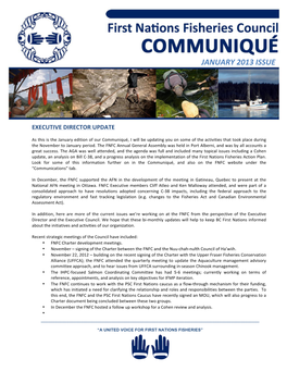 Fisheries Council Communique