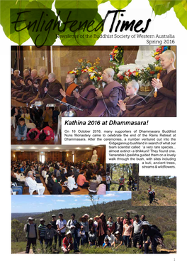 Kathina 2016 at Dhammasara!