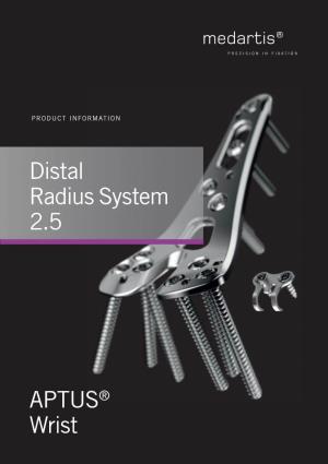 Distal Radius System 2.5