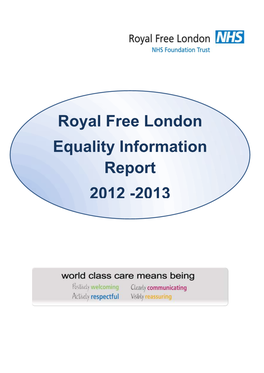 Equality Information Report 2012-13