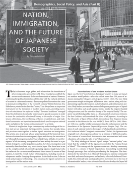 NATION, IMMIGRATION, and the FUTURE of JAPANESE SOCIETY by Thomas Feldhoff