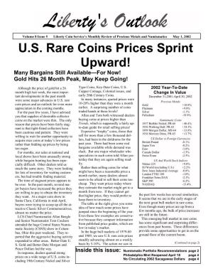 U.S. Rare Coins Prices Sprint Upward!