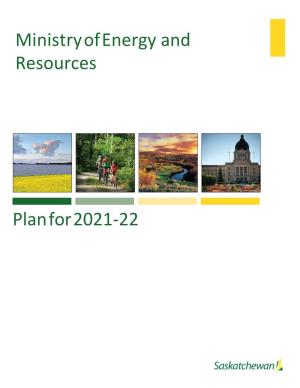 Ministry Plans for 2021-22