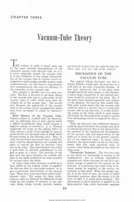 Vacuum -Tube Theory