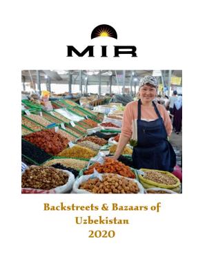 Backstreets & Bazaars of Uzbekistan 2020
