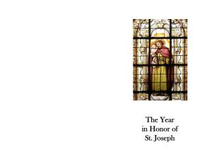 The Year in Honor of St. Joseph Hope of the Sick, R