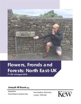 RHS Bursary Report: Flowers, Fronds and Forests – North East UK