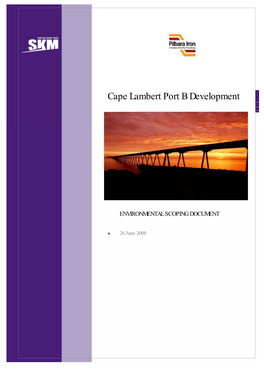 Cape Lambert Port B Development