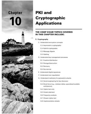 PKI and Cryptographic Applications Chapter