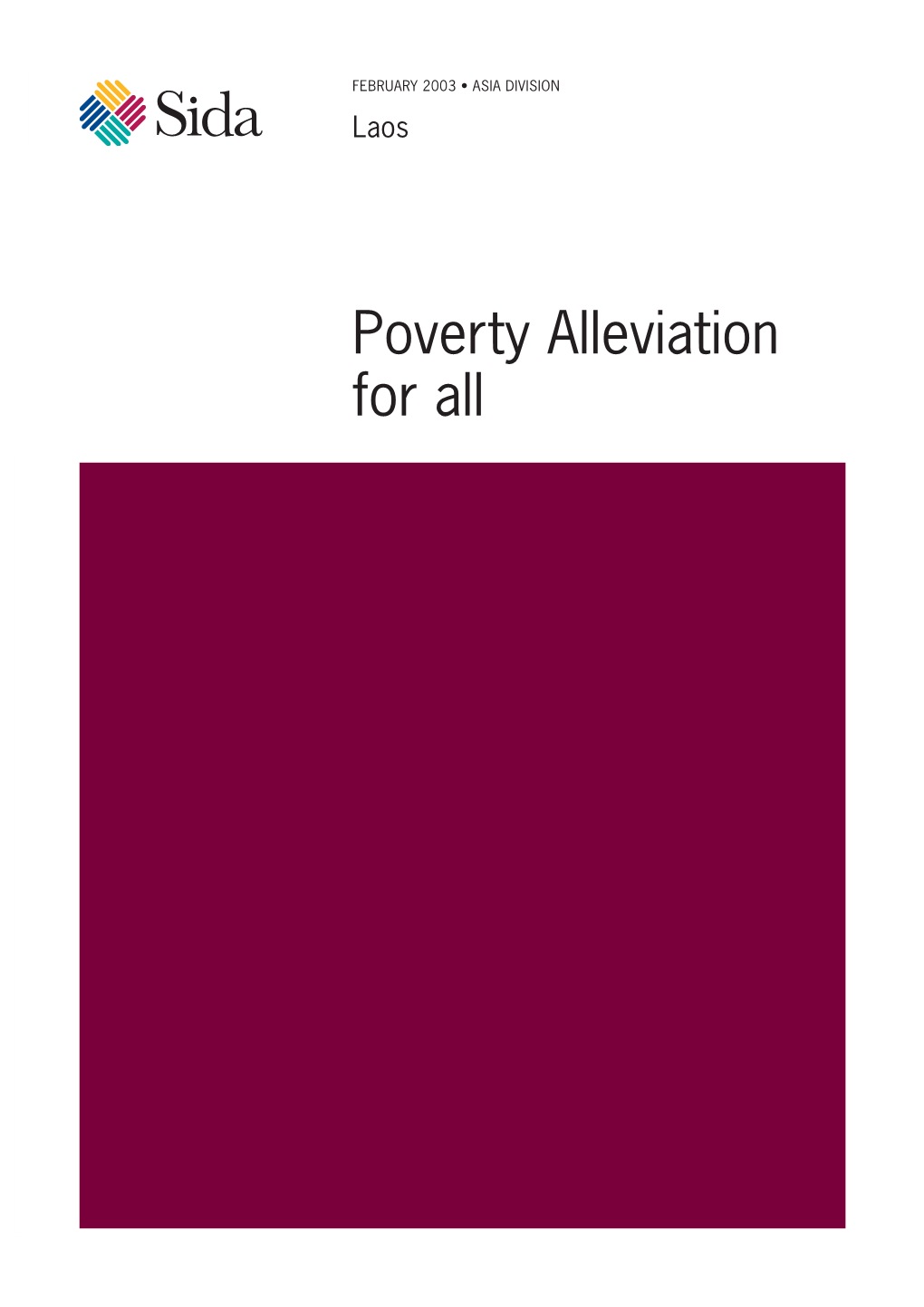 Poverty Alleviation for All