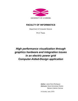 High Performance Visualization Through Graphics Hardware and Integration Issues in an Electric Power Grid Computer-Aided-Design Application