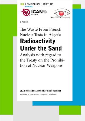 Radioactivity Under the Sand – Analysis with Regard to the Treaty