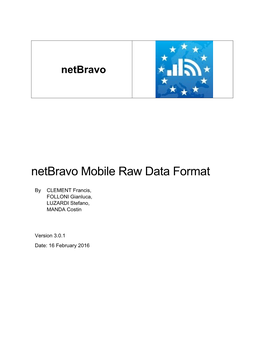 Netbravo Mobile Raw Data Format
