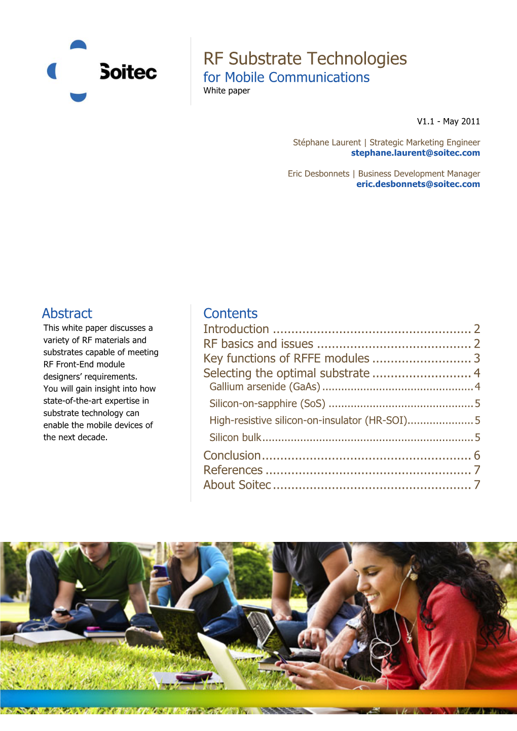 RF Substrate Technologies for Mobile Communications White Paper