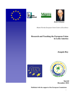 Research and Teaching the European Union in Latin America