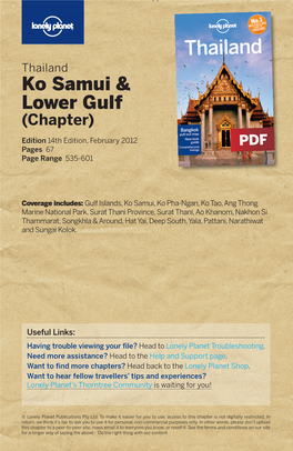 Thailand Ko Samui & Lower Gulf (Chapter)
