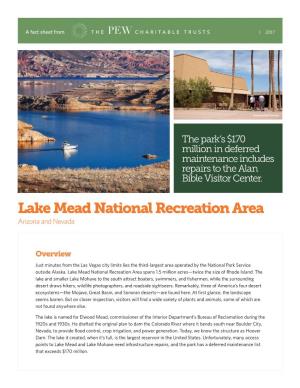 Lake Mead National Recreation Area Arizona and Nevada