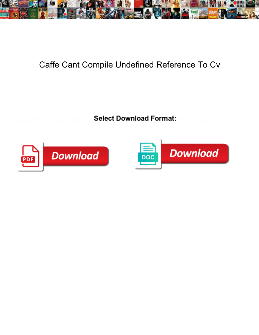 Caffe Cant Compile Undefined Reference to Cv