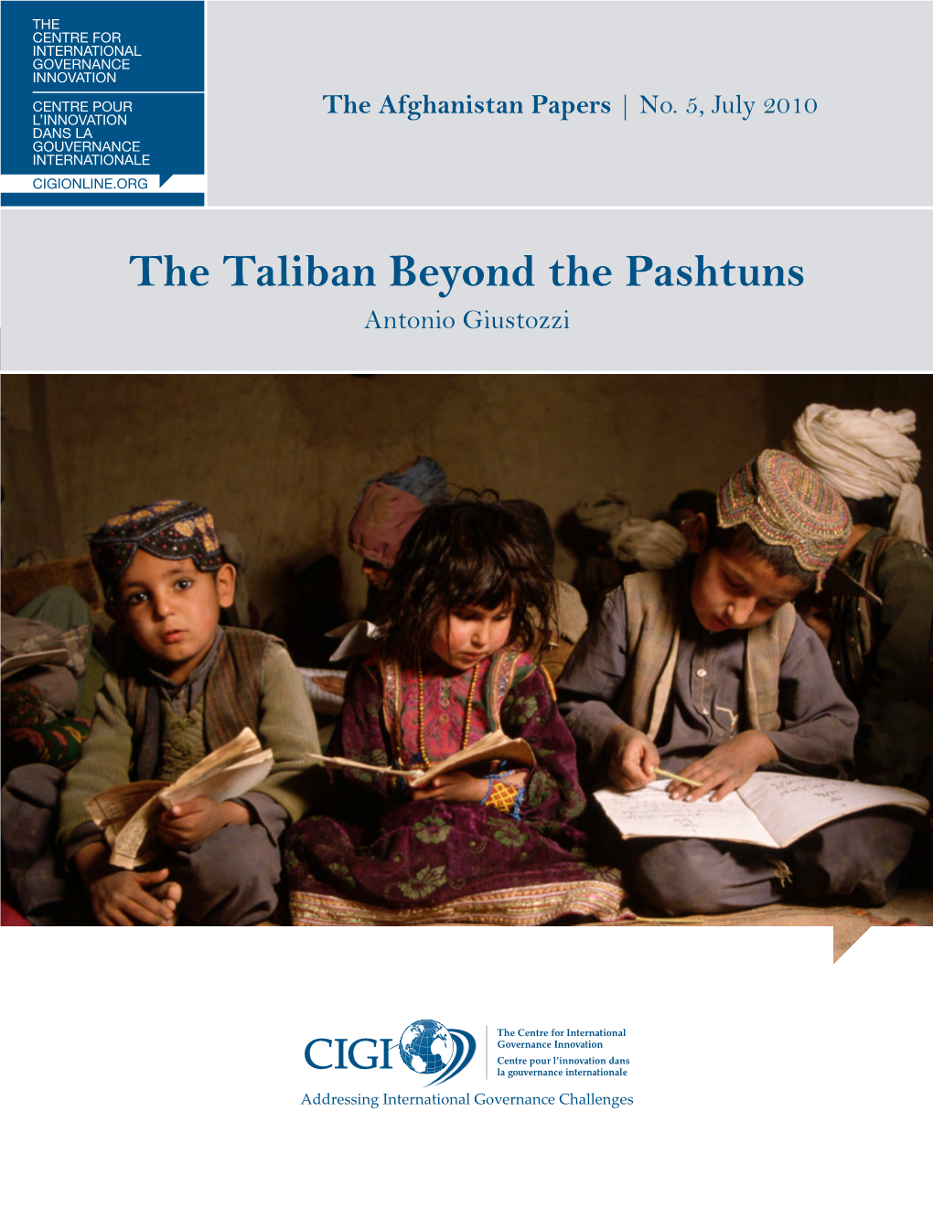 The Taliban Beyond the Pashtuns Antonio Giustozzi