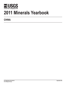 The Mineral Industry of China in 2011