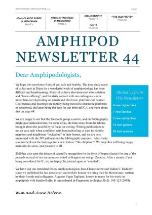 Amphipod Newsletter 44 2020
