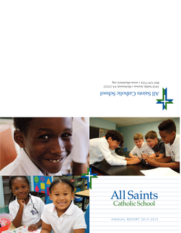 All Saints Catholic School Annual Report 2014-2015