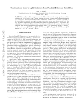 Arxiv:2008.10279V2 [Hep-Ph] 4 Jun 2021