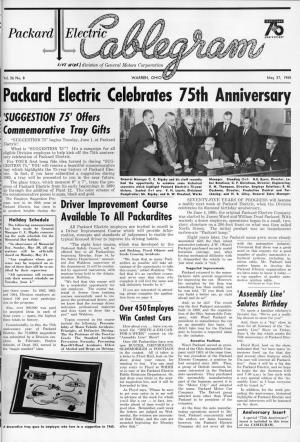 Packard Electric Celebrates 75Th Anniversary